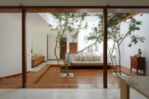 Ý tưởng giếng trời đẹp làm bừng sáng mọi không gian nội thất