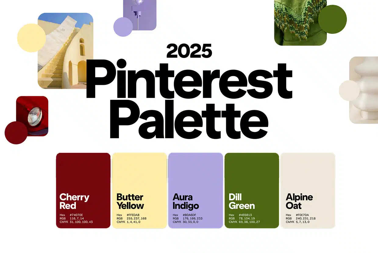 5 Màu Sắc Dẫn Đầu Xu Hướng & Ứng Dụng Trong Thiết Kế Nội Thất 2025 từ Pinterest Palette