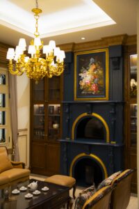 Phòng khách mang tinh thần cổ điển Pháp, dưới cách tiếp cận của LandDecor