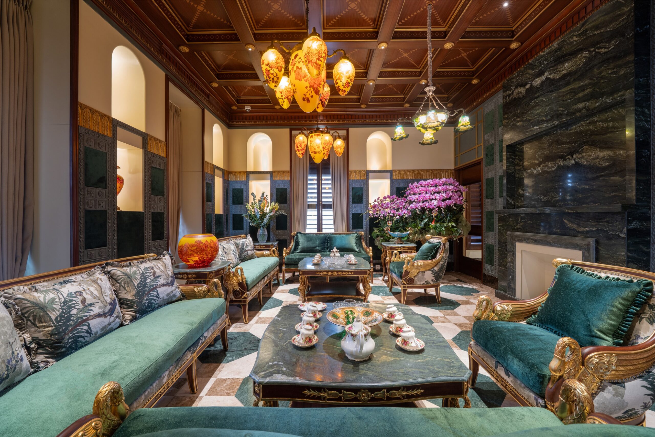 Phòng khách Garden of Love Villa: Tinh thần Ý trong nhịp sống Việt